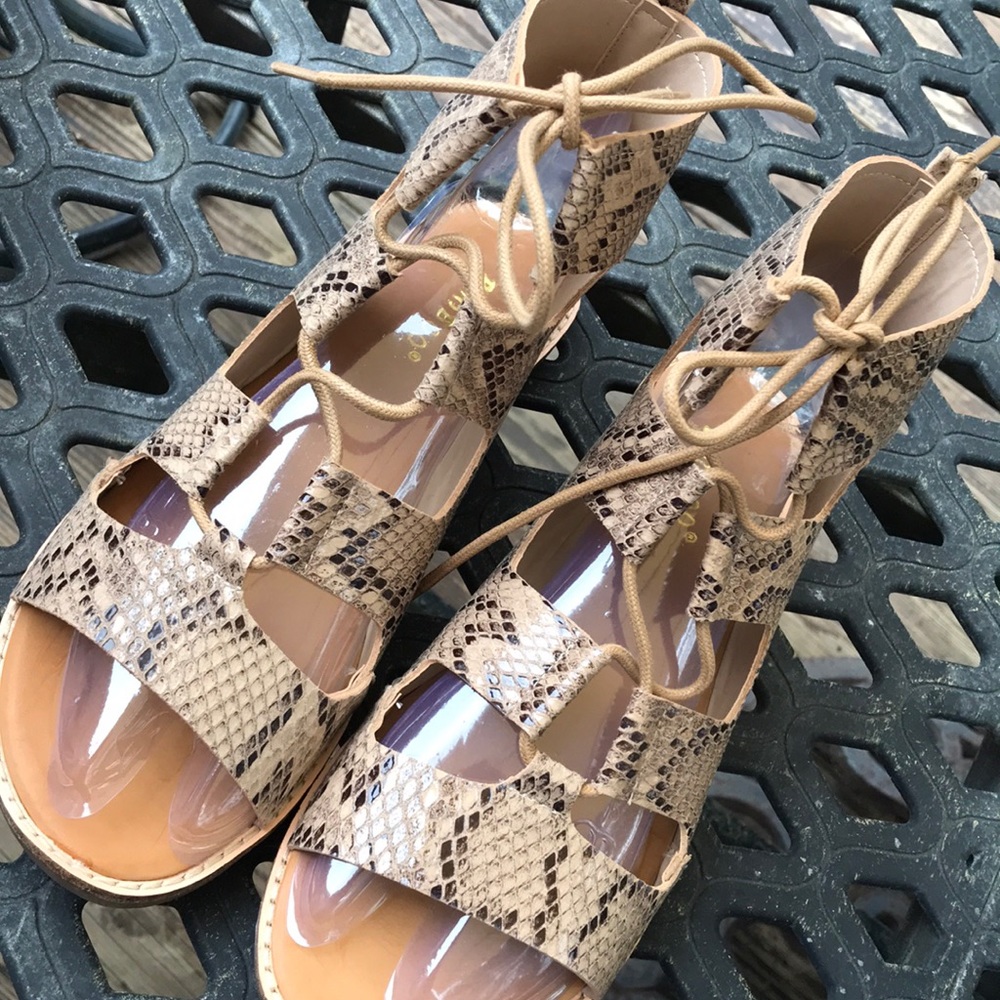 Brand new with the box gladiator sandals